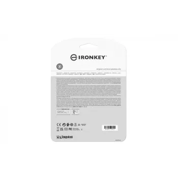 Kingston Technology IronKey 32GB USB-C Vault Privacy 50C con crittografia AES-256, FIPS 197