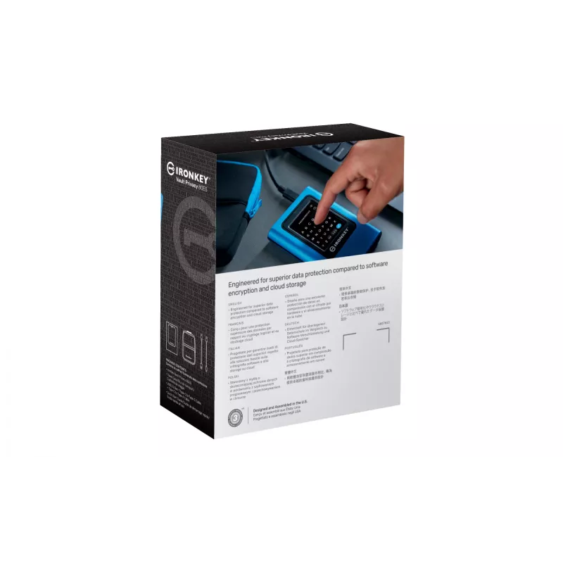 Kingston Technology IronKey 960GB Vault Privacy 80 SSD esterno con crittografia XTS-AES 256 bit