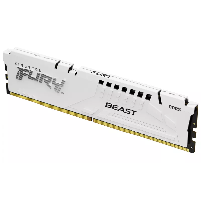 Kingston Technology FURY Beast 64GB 6400MT/s DDR5 CL32 DIMM (Kit da 2) bianco EXPO
