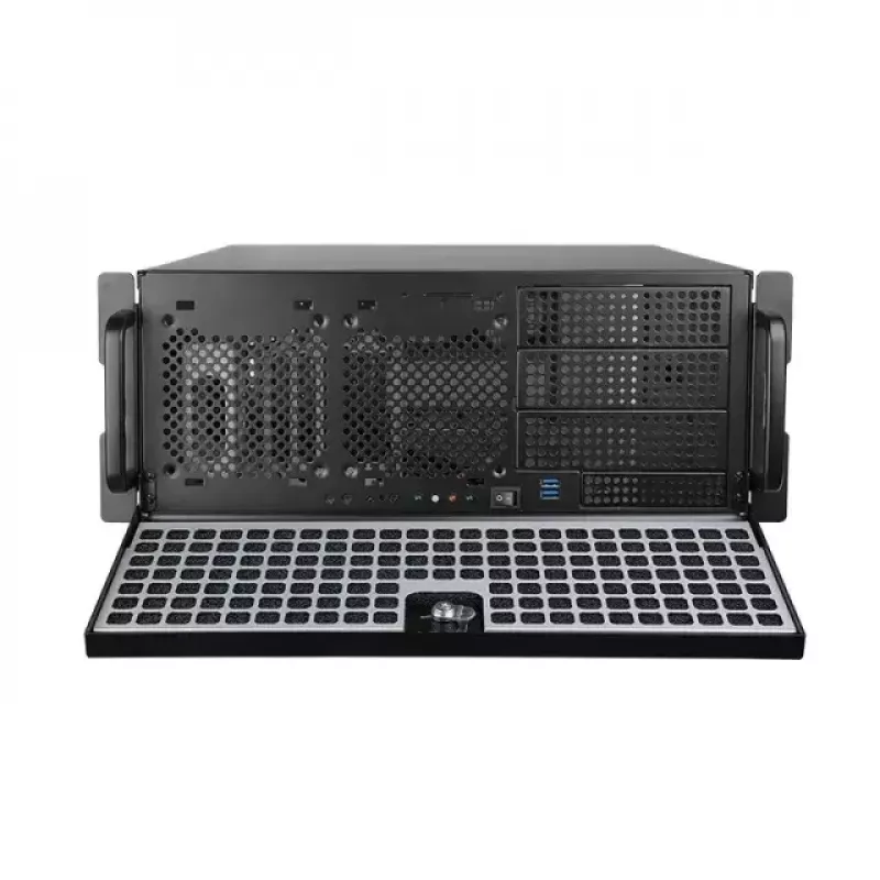 Chieftec UNC-409S-B-OP case per computer, Rack, Nero