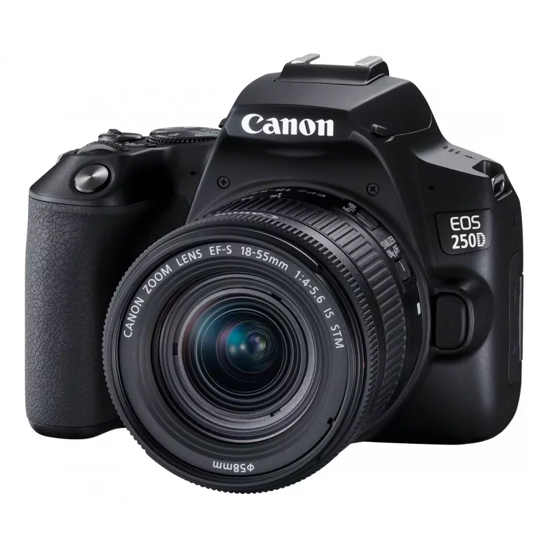 Canon EOS 250D+EF-S 18-55mm Kit fotocamera reflex 24,1 MP CMOS 6000 x 4000 Pixel Nero