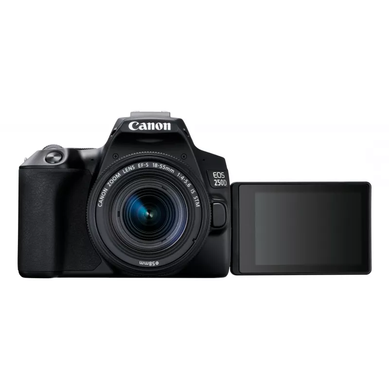 Canon EOS 250D+EF-S 18-55mm Kit fotocamera reflex 24,1 MP CMOS 6000 x 4000 Pixel Nero