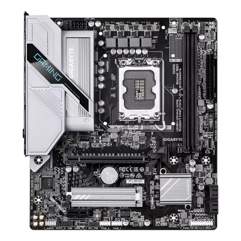Scheda madre GIGABYTE H810M GAMING WIFI6, Intel Core Ultra, LGA 1851, Micro ATX
