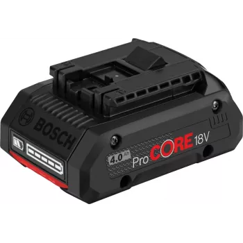 Bosch ProCORE18V 4,0 Ah Professional batteria, nero/rosso