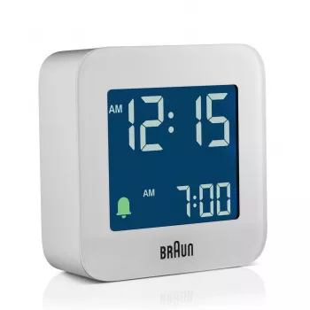 Sveglia digitale Braun BC08 bianco