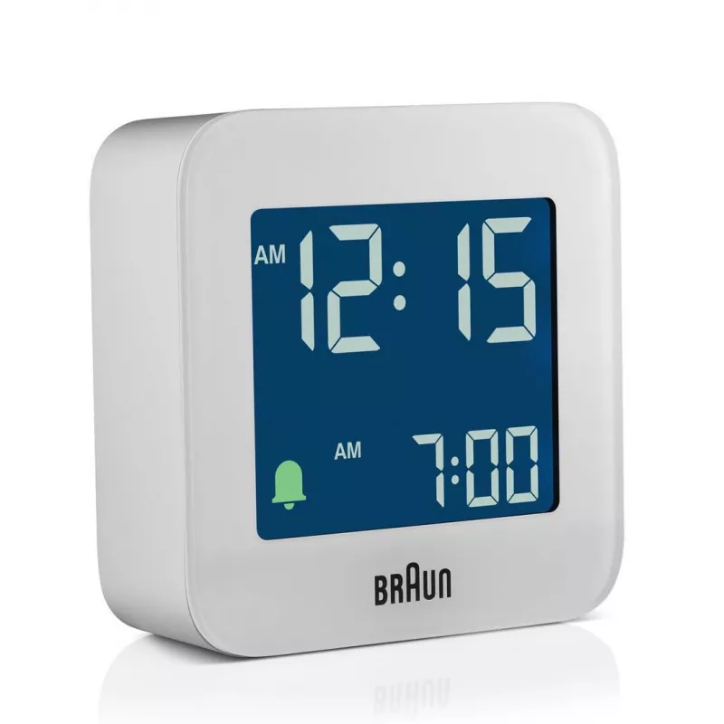 Sveglia digitale Braun BC08 bianco