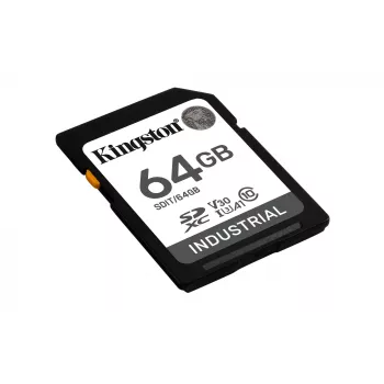 Kingston Technology 64 GB SDXC memoria flash industriale UHS-I pSLC
