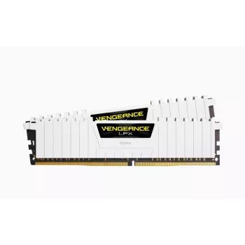 CORSAIR memoria 32GB (2 x 16GB) DDR4 DRAM 3200MHz C16 kit di memoria Vengeance LPX - bianco