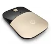 HP Z3700 Oro mouse wireless, ambidestro, ottico, RF Wireless, 1200 DPI, oro