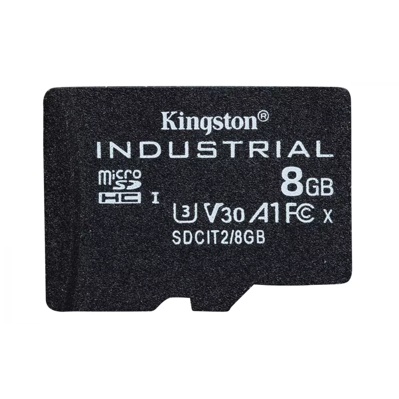 Kingston Technology 8GB microSDHC Industrial C10 A1 pSLC scheda + adattatore SD