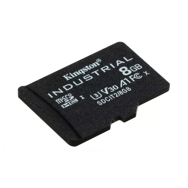 Kingston Technology 8GB microSDHC Industrial C10 A1 pSLC scheda + adattatore SD