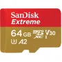 WESTERN DIGITAL Extreme microSDXC 64GB adattatore SD action-cam e droni 170MB/s 80MB/s A2 C10 V30 UHS-I U3