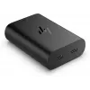 HP 600Q7AA caricabatterie GaN USB-C da 65 W per laptop, 2 × USB-C, 20 V, nero