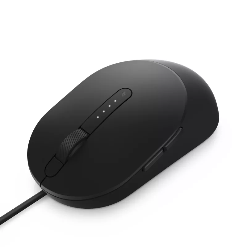 DELL Pro Mouse con filo - MS3220 - nero, ambidestro, laser, USB Type-A, 3200 DPI, 2 ms, nero