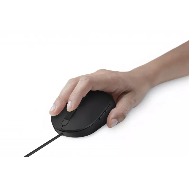 DELL Pro Mouse con filo - MS3220 - nero, ambidestro, laser, USB Type-A, 3200 DPI, 2 ms, nero