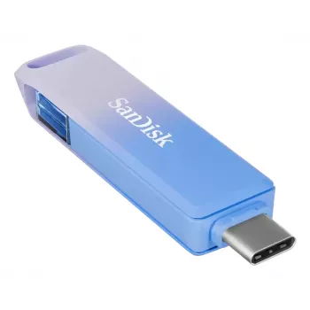 WESTERN DIGITAL SanDisk Creator Phone Drive - 128 GB chiavetta USB - USB-C/Lightning - blu