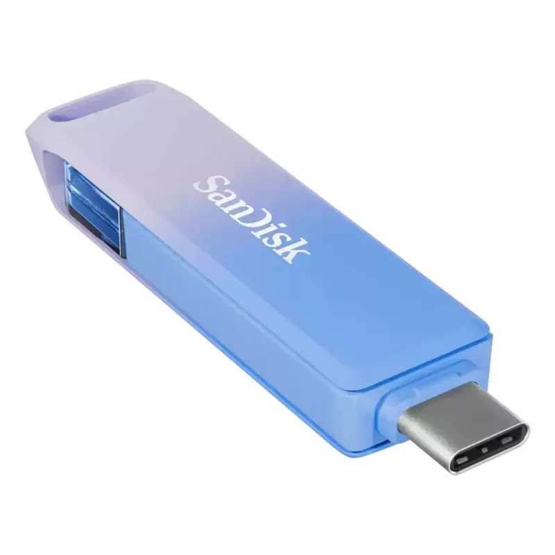 WESTERN DIGITAL SanDisk Creator Phone Drive - 128 GB chiavetta USB - USB-C/Lightning - blu