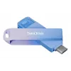 WESTERN DIGITAL SanDisk Creator Phone Drive - 128 GB chiavetta USB - USB-C/Lightning - blu