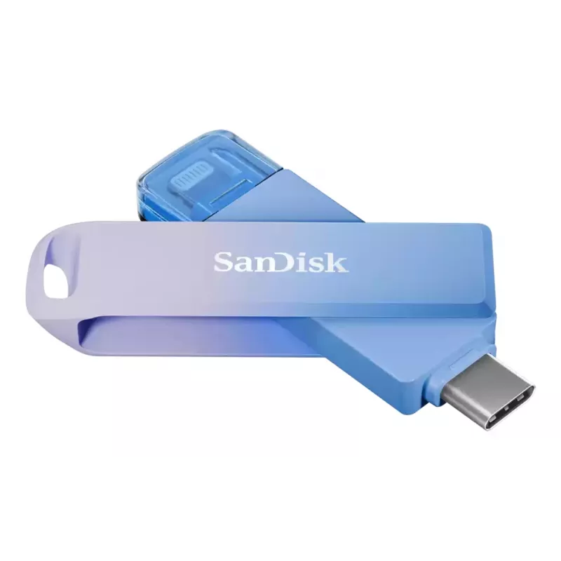 WESTERN DIGITAL SanDisk Creator Phone Drive - 128 GB chiavetta USB - USB-C/Lightning - blu