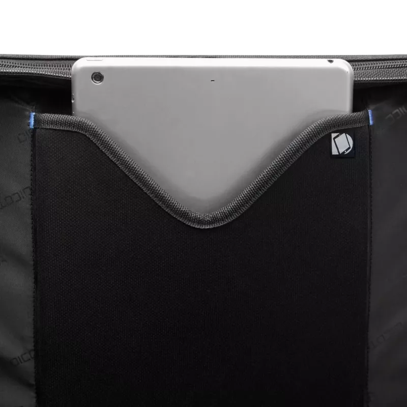 DICOTA Eco Top Traveler Pro - borsa per notebook 15-17.3in - nero / 1680d Rpet poliestere