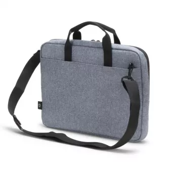 DICOTA Eco Motion sottile – Borsa per notebook 14-15,6 pollici – Blu denim / Poliestere RPE 600d