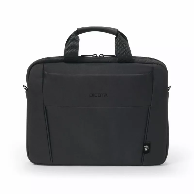 DICOTA Eco Case Base sottile - Borsa per notebook 15-15,6 inch - Nero / Poliestere Rpet 300d