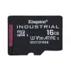 Kingston Technology 16GB microSDHC Industrial C10 A1 pSLC Card + adattatore SD