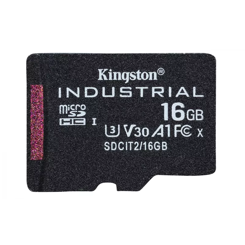 Kingston Technology 16GB microSDHC Industrial C10 A1 pSLC Card + adattatore SD