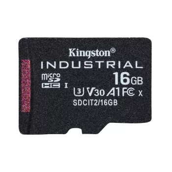 Kingston Technology 16GB microSDHC Industrial C10 A1 pSLC Card confezione singola senza adattatore