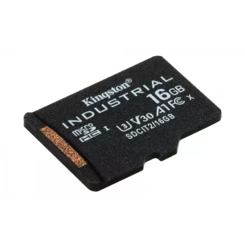 Kingston Technology 16GB microSDHC Industrial C10 A1 pSLC Card confezione singola senza adattatore