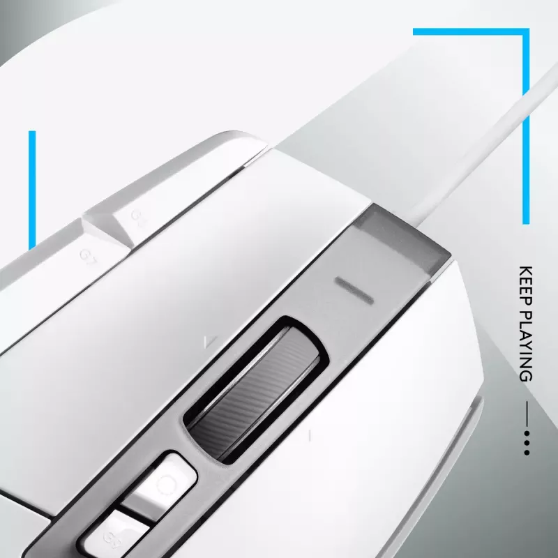 LOGITECH G502 X Mouse da gaming - USB - bianco