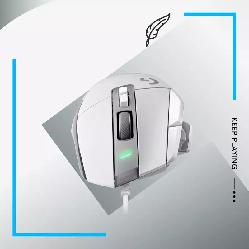 LOGITECH G502 X Mouse da gaming - USB - bianco