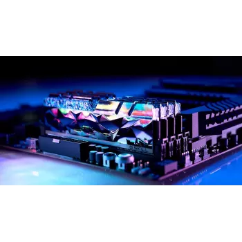 DIMM 64 GB DDR4-3600 (4x 16 GB) quad-kit, memoria RAM argento, F4-3600C16Q-64GTESC, Trident Z Royal Elite, INTEL XMP