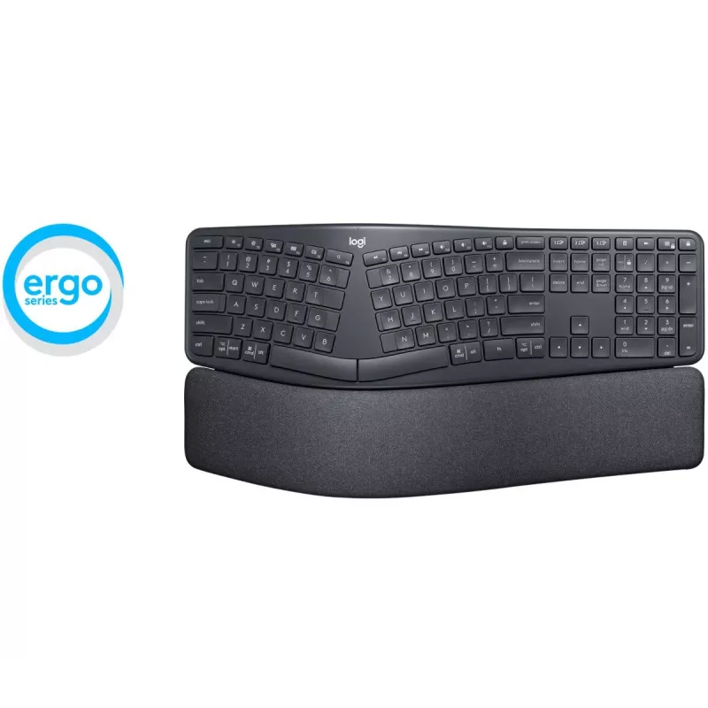 LOGITECH Ergo K860 - tastiera split wireless grafite - Qwertz svizzero
