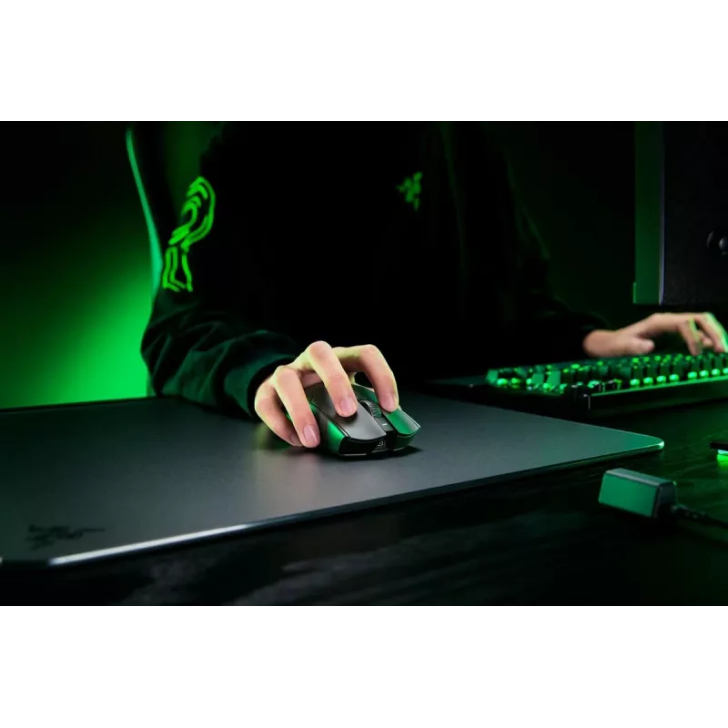 Mouse Razer Viper V3 Pro per destrimani RF wireless + USB Type-C ottico 35000 DPI