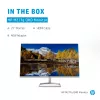 Monitor HP M27fq 27 pollici Quad HD 2560x1440 IPS LCD, 300 cd/m², 75 Hz, 5 ms, argento