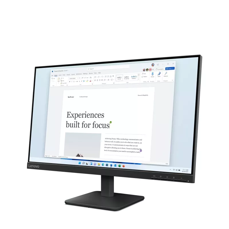 Monitor per computer Lenovo L24-4e 60,5 cm (23,8 pollici) 1920 x 1080 pixel Full HD LCD nero