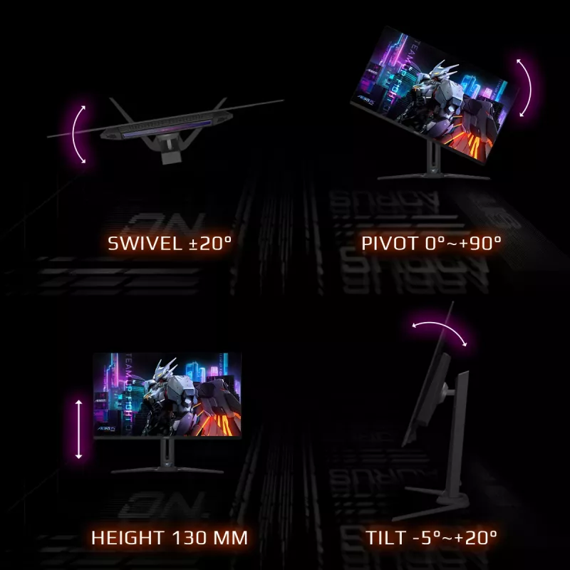 Monitor GIGABYTE AORUS FO32U 31.5 pollici OLED 3840 x 2160