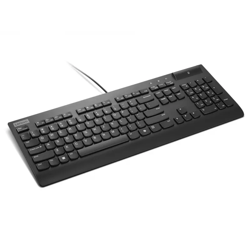 Tastiera smartcard full-size con filo Lenovo Smartcard Wired II — layout tedesco, USB, 106 tasti, nero