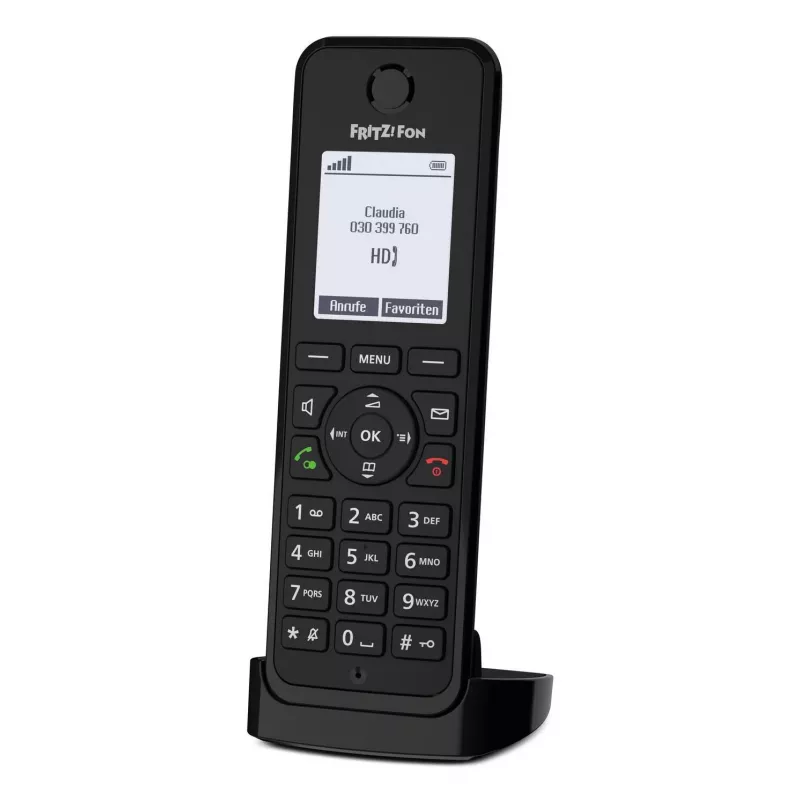 Telefono DECT FRITZ Fon M3 cordless identificazione chiamante nero