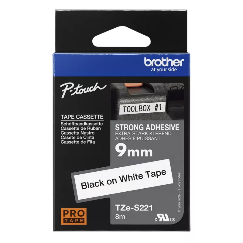 Nastro per etichettatura Brother TZE-S221 TZ