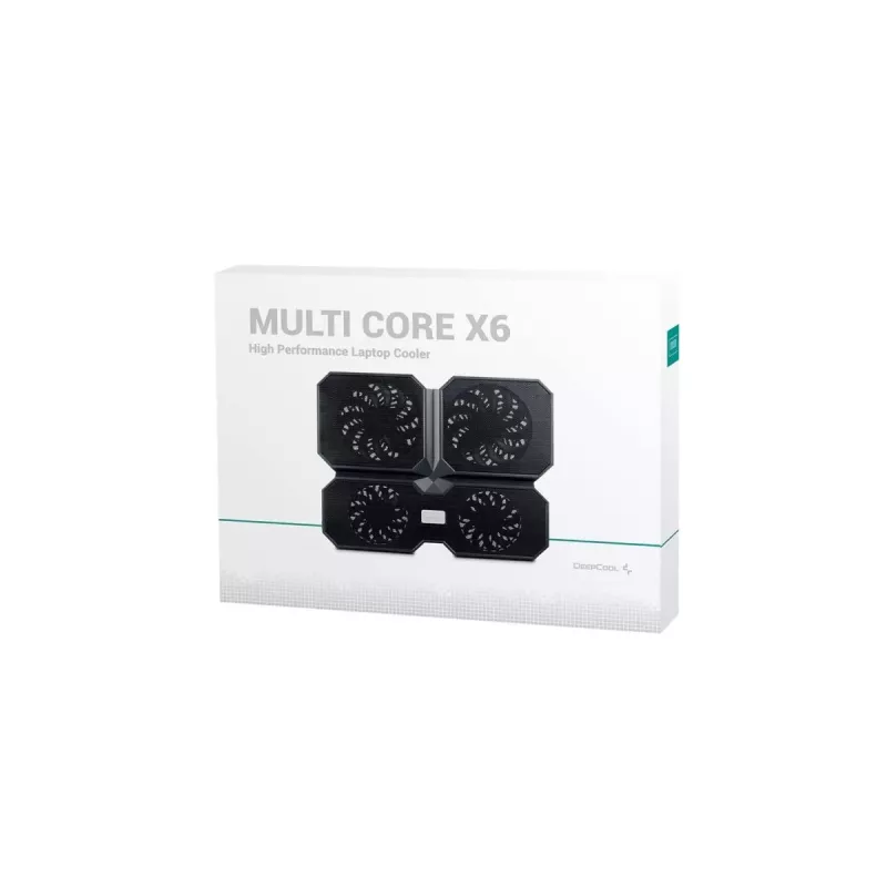 Base raffreddante DeepCool MULTI CORE X6 — 4 ventole, per laptop 15,6