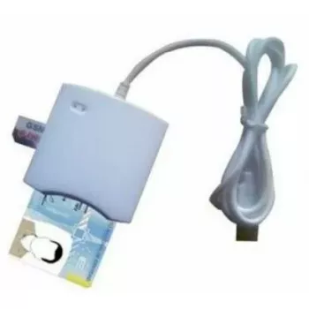 Lettore di smart card Transcend USB PC/SC N68 bianco