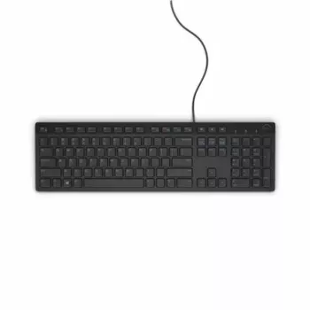 Dell KB216 standard, con filo, layout tastiera russo, nero, tastierino numerico