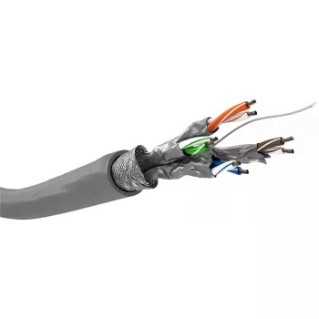 Cavo di rete Goobay CAT 6 S/FTP PiMF grigio 100m