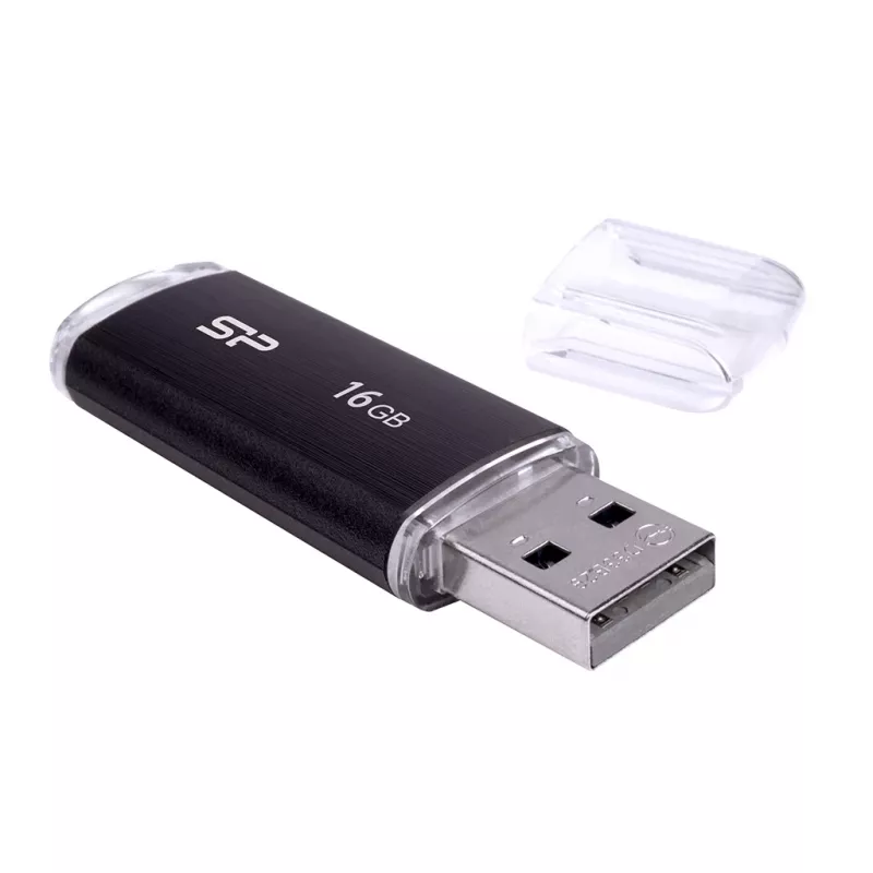 SILICON POWER Ultima U02 - 16GB chiavetta USB - USB 2.0 - nero (moq-30)