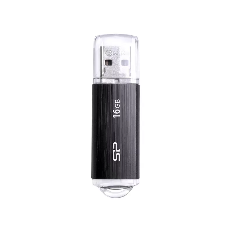 SILICON POWER Ultima U02 - 16GB chiavetta USB - USB 2.0 - nero (moq-30)