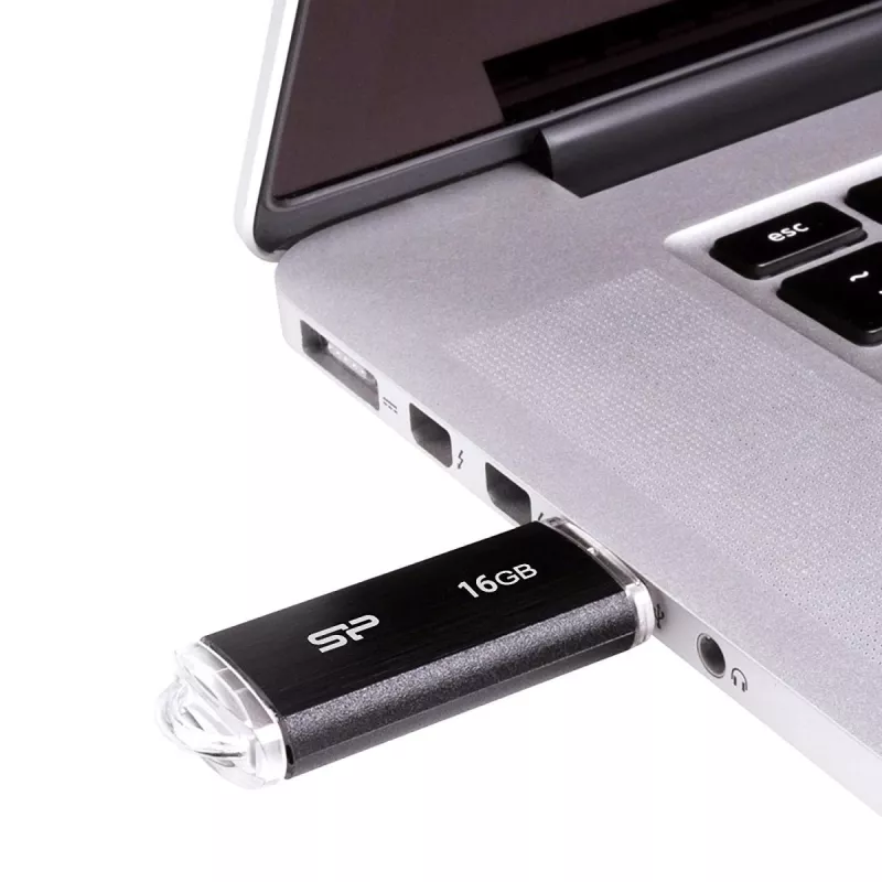 SILICON POWER Ultima U02 - 16GB chiavetta USB - USB 2.0 - nero (moq-30)