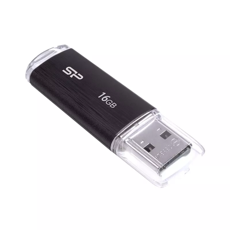 SILICON POWER Ultima U02 - 16GB chiavetta USB - USB 2.0 - nero (moq-30)