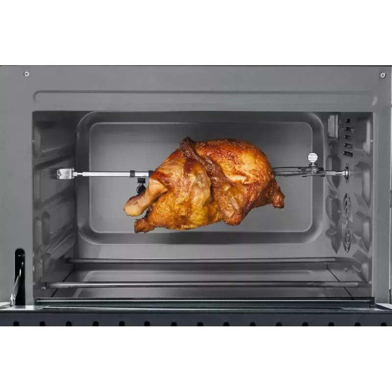Caso TO 20 Design-Oven mini forno elettrico, 20 l, 1500 W, ventilato, girarrosto, timer, fino a 230 °C, involucro Cool-Touch, nero